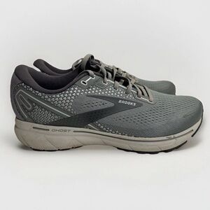 Brooks Ghost 14 Men's Running Shoes Gray Sz 10.5 Wide 2E Medium Cushion Sneaker